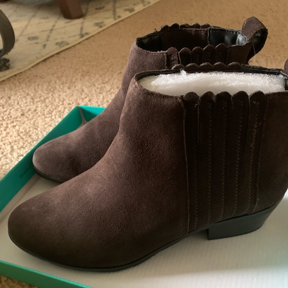 NWT Jack Rogers Liddy Suede Bootie